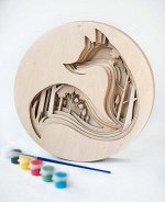Набор для творчества 3D Панно-раскраска  &quot;Лиса и лес&quot;