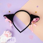 Ободок &quot;Neko&quot; черный