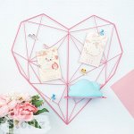 Панно для фотографий &quot;Heart&quot; розовый