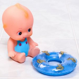 Набор игрушек для игры в ванне «Пупс 2», +7 предметов, цвет МИКС