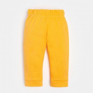 Комплект: джемпер и брюки Крошка Я "Dogs", рост, цвет белый/оранжевый