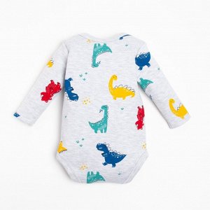 Боди для новорожденных с длинным рукавом Крошка Я "Dino"