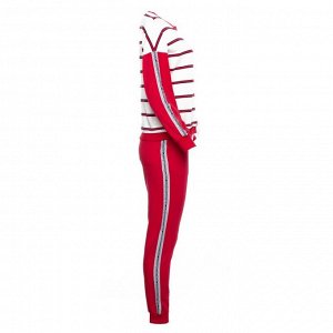 Комплект повседневный женский (лонгслив/брюки), 900421 цвет красный