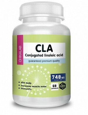 Конъюгированная линолевая кислота Conjugated Linoleic Acid  CLA  Chikalab 60 капс.
