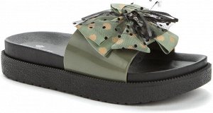 827687/01-03 зеленый ПВХ женские туфли открытые (В-Л 2022)