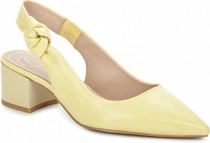 927059/03-04 желтый иск.кожа женские туфли открытые (В-Л 2022)