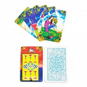 Гадальные карты подарочные "ТАРО любви", 78 карт, 7.1 х 11.6 см, с инструкцией