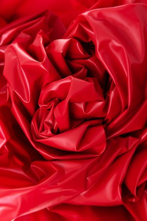 Простыня для секса Black&Red by TOYFA, ПВХ, красный, 220х200