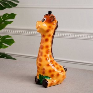 Копилка "Жираф", глянец, керамика, 31 см