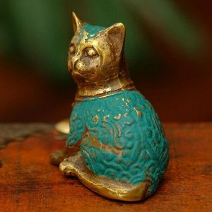 Сувенир бронза "Кошка" 5х4х3 см