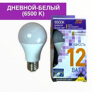 ЛАМПА СВЕТОДИОДНАЯ LED-A60-Regular 12Вт 220-240В Е27 6500К 1200Лм