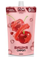 Сироп &quot;Вишня&quot; Без Сахара  0 ккал Doy-Pack &quot;Продуктовая Аптека&quot; 250мл