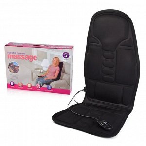 Массажная накидка с подогревом на пульте управления Massage Robotic Cushion 5 в авто и для дома