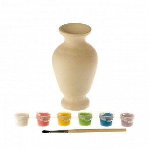 Роспись керамической фигурки «Маленькая ваза»