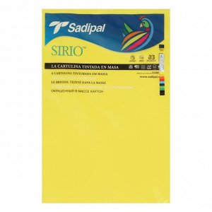 Картон цветной Sadipal Sirio, 420 х 297 мм, набор 10 листов, 10 цветов, 170 г/м2, яркие цвета