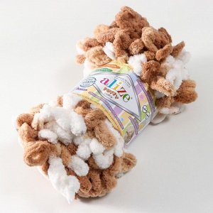 Пряжа "Puffy color" 100 % микрополиэстер 9м/100г  (6398)