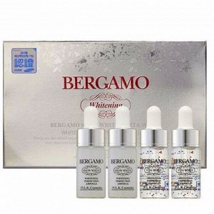 Набор отбеливающих ампульных сывороток (13мл*4шт) BERGAMO SNOW WHITE & VITA-WHITE WHITENING PERFECTION AMPOULE SET (13ml*4ea)