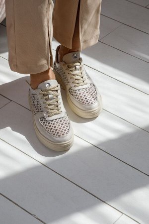 Кроссовки Lab Milano 10977 nappa/beige
