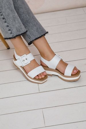 Босоножки Repo 55219 nappa/bianco