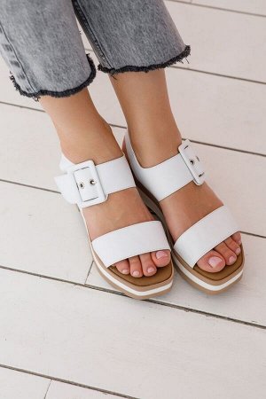 Босоножки Repo 55219 nappa/bianco