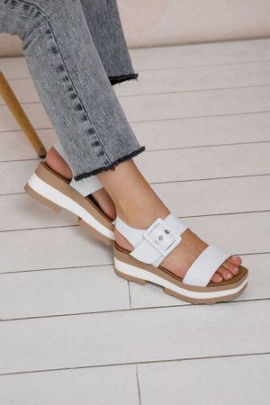 Босоножки Repo 55219 nappa/bianco