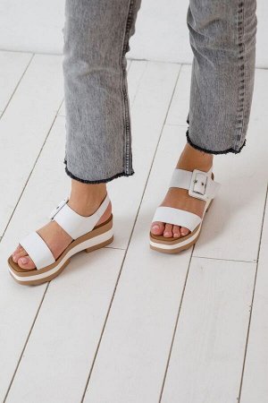 Босоножки Repo 55219 nappa/bianco