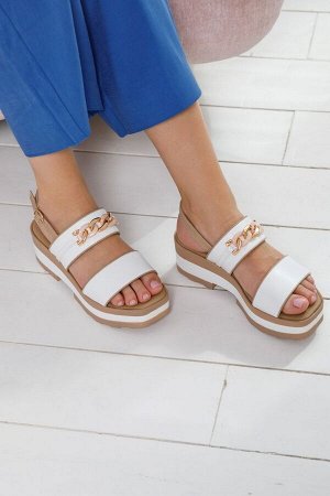 Босоножки Repo 55409 nappa/bianco