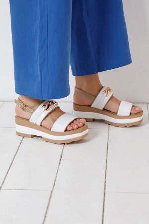 Босоножки Repo 55409 nappa/bianco