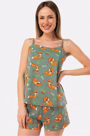 Женская пижама с шортами Happy Fox, HF4100MS