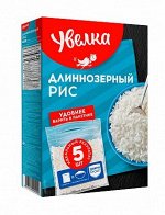Увелка вар. пак. Крупа Рис длиннозерный шлиф. 400г