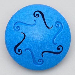 Игрушка для лакомств закручивающаяся "Нео диск", 10 см, микс цветов
