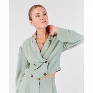 Жакет женский MINAKU: Green trend цвет зелёный