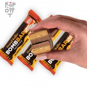 Bombbar Peanut Butter - Ореховый протеиновый батончик 70гр.