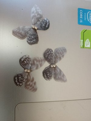 Пришивные крылья бабочки 3 см (№7)
