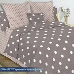 Наволочки (2 шт) бязь Гармония, крупный горох