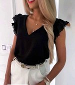 Блузка черная женская