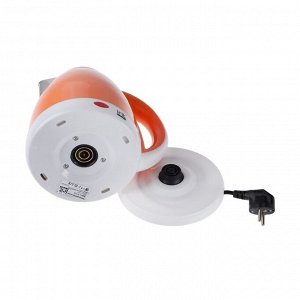 Чайник электрический IR-1233, металл, 1.8 л, 1500 Вт, оранжево-белый