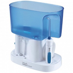 Ирригатор Waterpik WP-70 EU, стационарный, 1000 мл, 4 насадки, 5 режимов, голубой