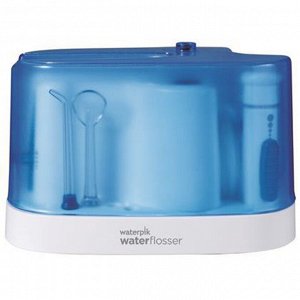 Ирригатор Waterpik WP-70 EU, стационарный, 1000 мл, 4 насадки, 5 режимов, голубой