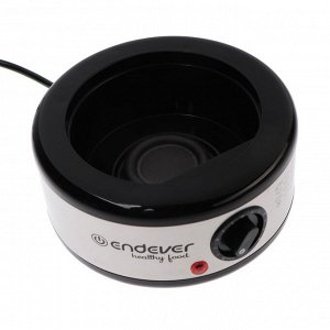 Пароварка Endever Vita-165, электрическая, 600 Вт, 4.8 л, 2 яруса, чёрная