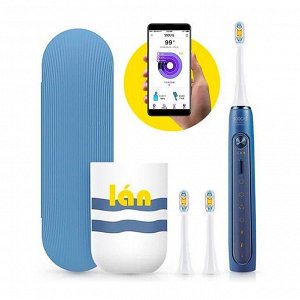 Электрическая зубная щётка Soocas Electric Toothbrush X5, 37200 вибр/мин, 3 насадки, синяя