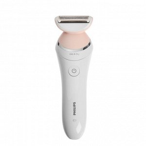 Электробритва Philips LADYSHAVE BRL140/00, сеточная, сухое/влажное бритьё, сетка никель