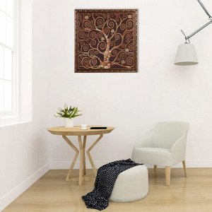 Гобеленовая картина "Древо жизни" 50х50 см рамка микс
