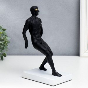 Держатель для книг "Атлет скульптура" чёрный 25,5х15х10,5 см