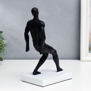 Держатель для книг "Атлет скульптура" чёрный 25,5х15х10,5 см
