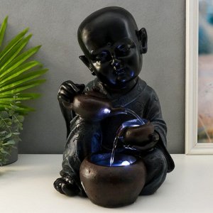 Фонтан настольный "Маленький Будда с чайником" 41х27х26 см
