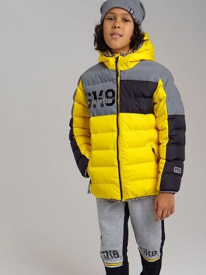 12111605 куртка капюшон (текстиль) для мальчиков