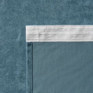 Комплект штор «Тина», размер 2х200х270 см, цвет голубой