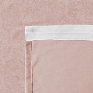 Комплект штор «Тина», размер 2х200х270 см, цвет светло-розовый