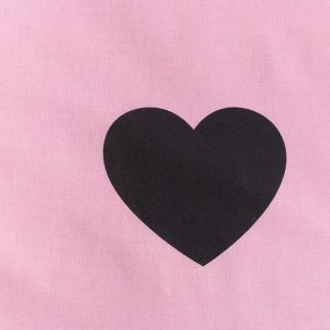 Постельное бельё Этель Дуэт "Pink heart" 143х215 см - 2 шт, 220х240 см, 70х70 см - 2 шт, поплин